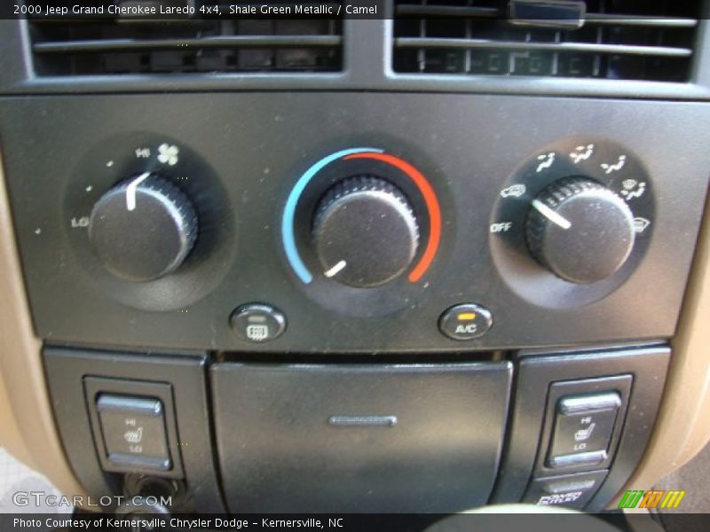 Shale Green Metallic / Camel 2000 Jeep Grand Cherokee Laredo 4x4