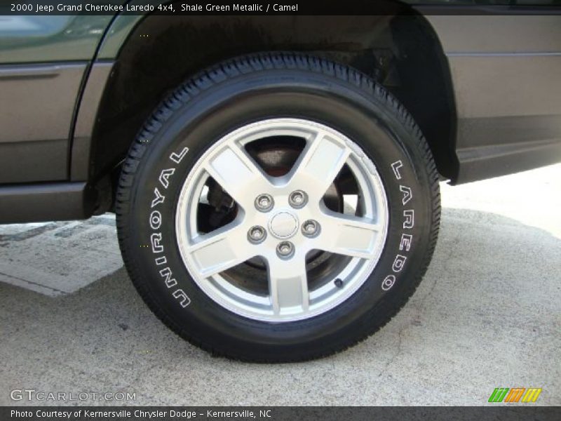 Shale Green Metallic / Camel 2000 Jeep Grand Cherokee Laredo 4x4