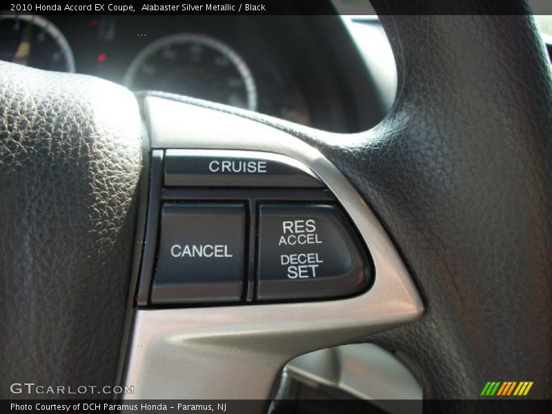 Controls of 2010 Accord EX Coupe
