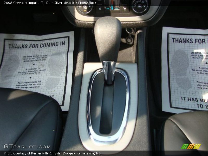 Dark Silver Metallic / Ebony Black 2008 Chevrolet Impala LT
