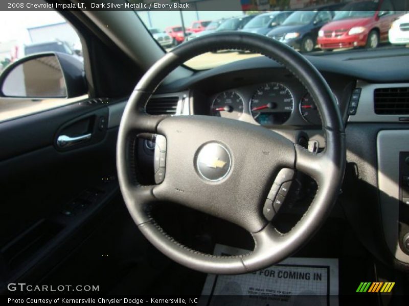 Dark Silver Metallic / Ebony Black 2008 Chevrolet Impala LT