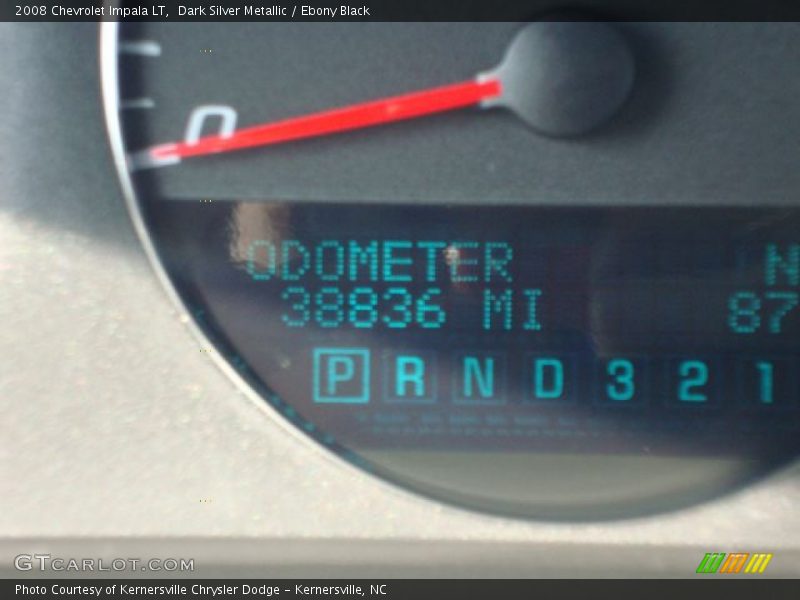 Dark Silver Metallic / Ebony Black 2008 Chevrolet Impala LT