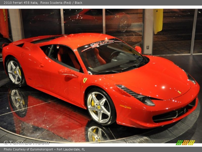 Rosso Scuderia (Red) / Black 2010 Ferrari 458 Italia