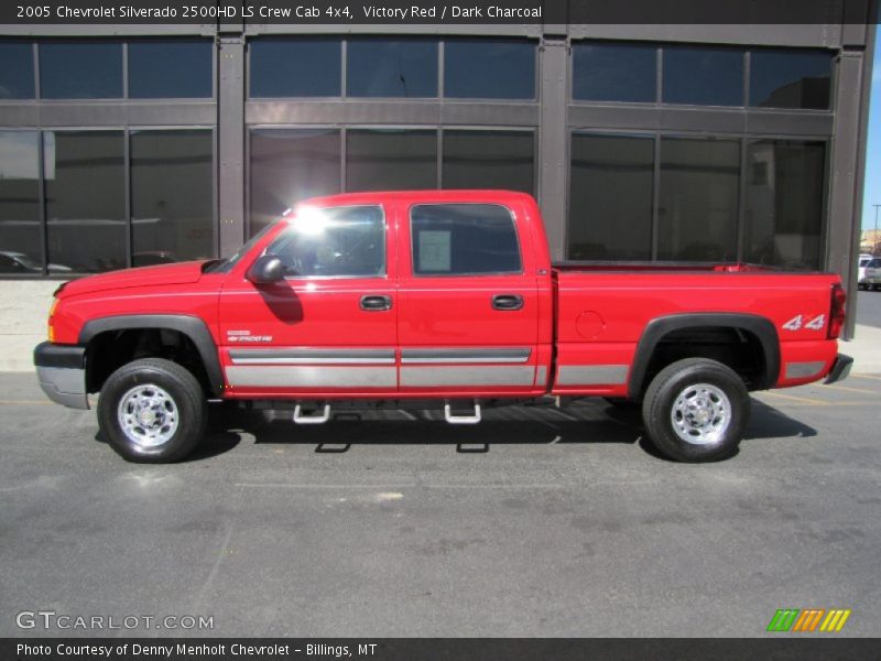 Victory Red / Dark Charcoal 2005 Chevrolet Silverado 2500HD LS Crew Cab 4x4
