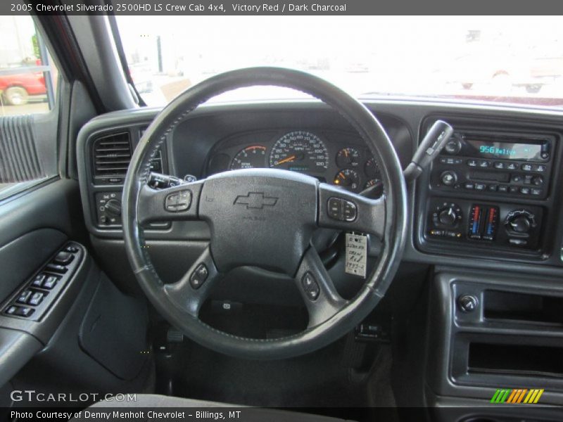 Victory Red / Dark Charcoal 2005 Chevrolet Silverado 2500HD LS Crew Cab 4x4