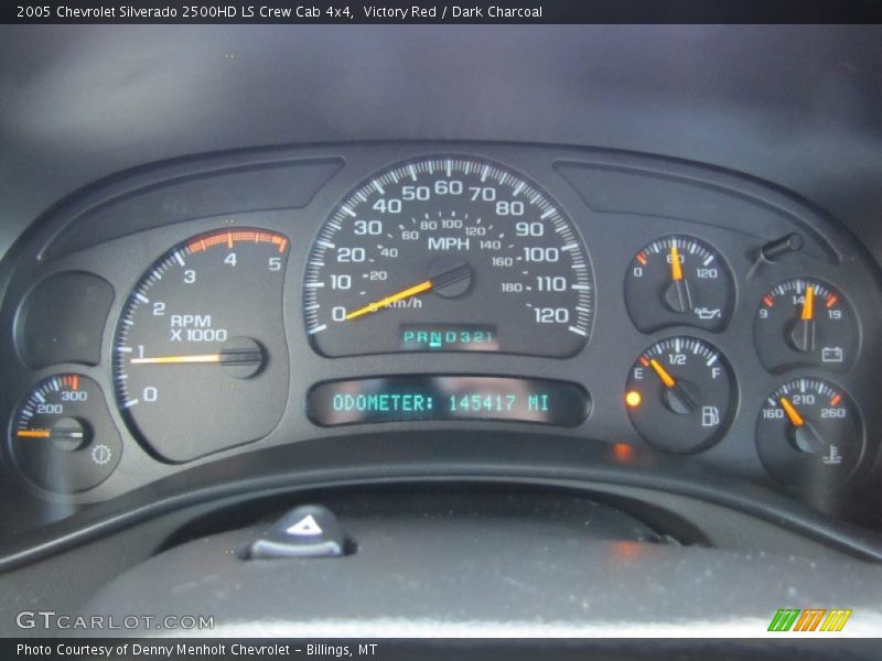 Victory Red / Dark Charcoal 2005 Chevrolet Silverado 2500HD LS Crew Cab 4x4