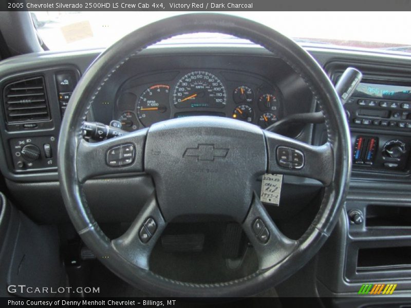 Victory Red / Dark Charcoal 2005 Chevrolet Silverado 2500HD LS Crew Cab 4x4