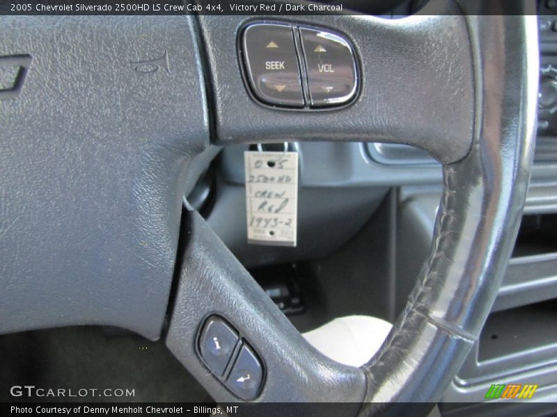 Victory Red / Dark Charcoal 2005 Chevrolet Silverado 2500HD LS Crew Cab 4x4