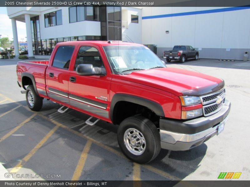 Victory Red / Dark Charcoal 2005 Chevrolet Silverado 2500HD LS Crew Cab 4x4