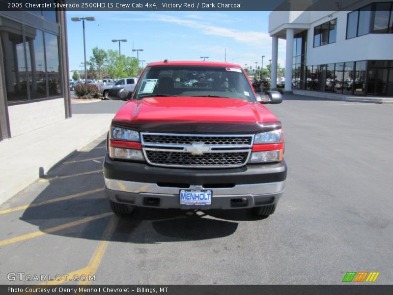 Victory Red / Dark Charcoal 2005 Chevrolet Silverado 2500HD LS Crew Cab 4x4