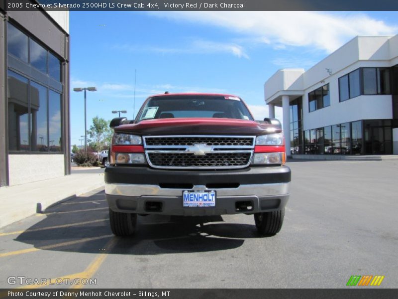 Victory Red / Dark Charcoal 2005 Chevrolet Silverado 2500HD LS Crew Cab 4x4