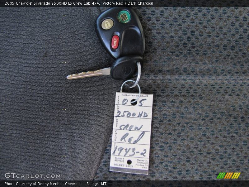 Victory Red / Dark Charcoal 2005 Chevrolet Silverado 2500HD LS Crew Cab 4x4