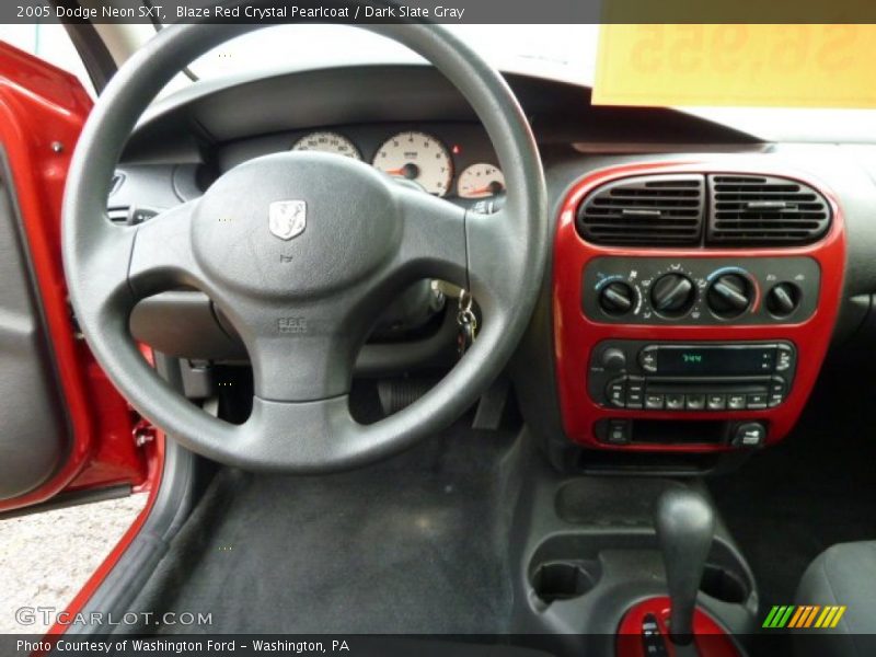 Blaze Red Crystal Pearlcoat / Dark Slate Gray 2005 Dodge Neon SXT