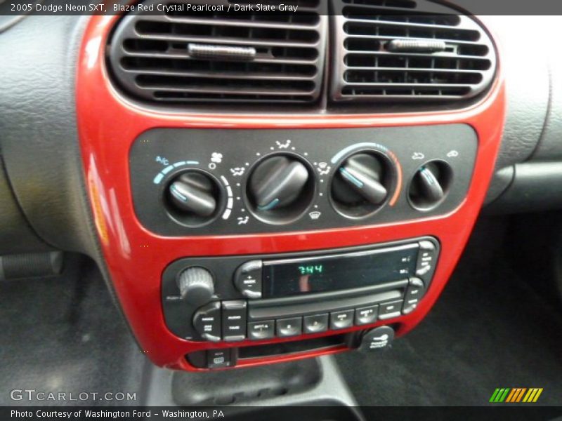 Blaze Red Crystal Pearlcoat / Dark Slate Gray 2005 Dodge Neon SXT
