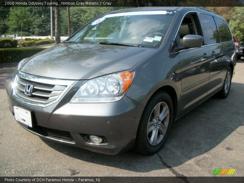 Nimbus Gray Metallic / Gray 2008 Honda Odyssey Touring