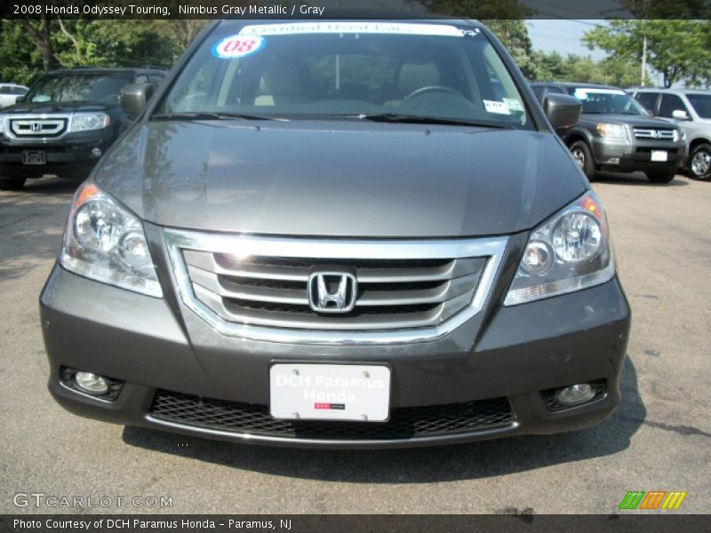 Nimbus Gray Metallic / Gray 2008 Honda Odyssey Touring