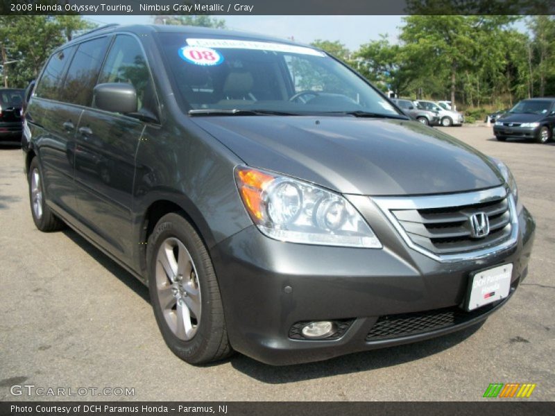 Nimbus Gray Metallic / Gray 2008 Honda Odyssey Touring