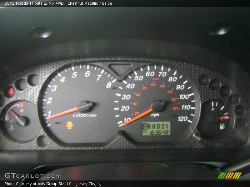  2002 Tribute ES V6 4WD ES V6 4WD Gauges