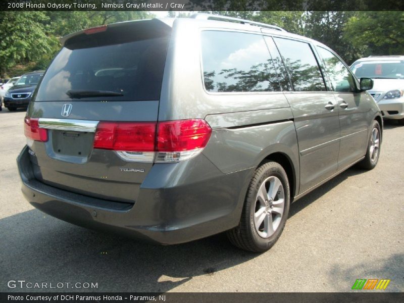 Nimbus Gray Metallic / Gray 2008 Honda Odyssey Touring