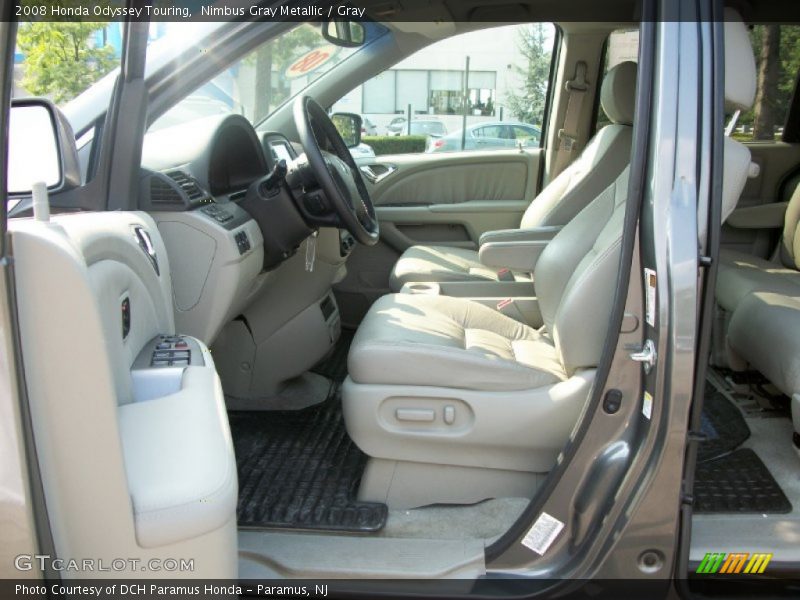 Nimbus Gray Metallic / Gray 2008 Honda Odyssey Touring