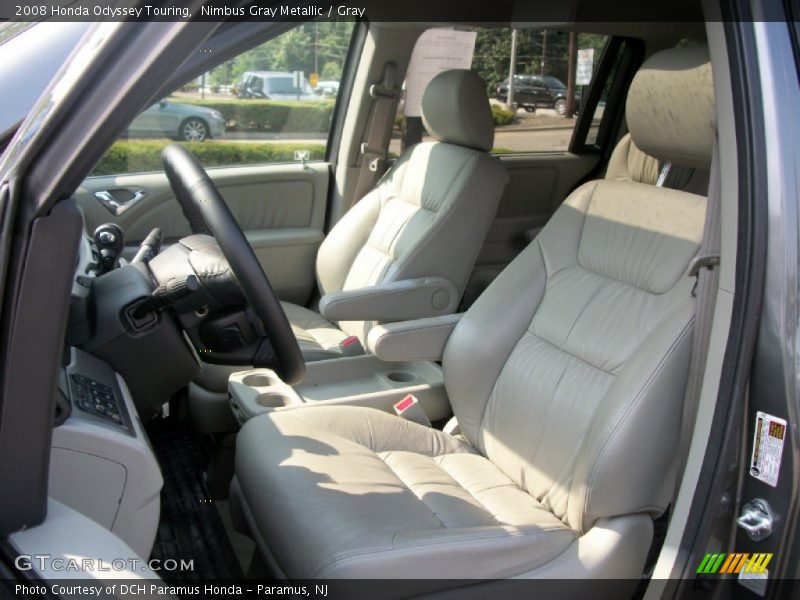 Nimbus Gray Metallic / Gray 2008 Honda Odyssey Touring