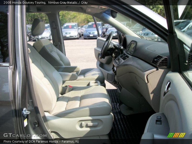 Nimbus Gray Metallic / Gray 2008 Honda Odyssey Touring