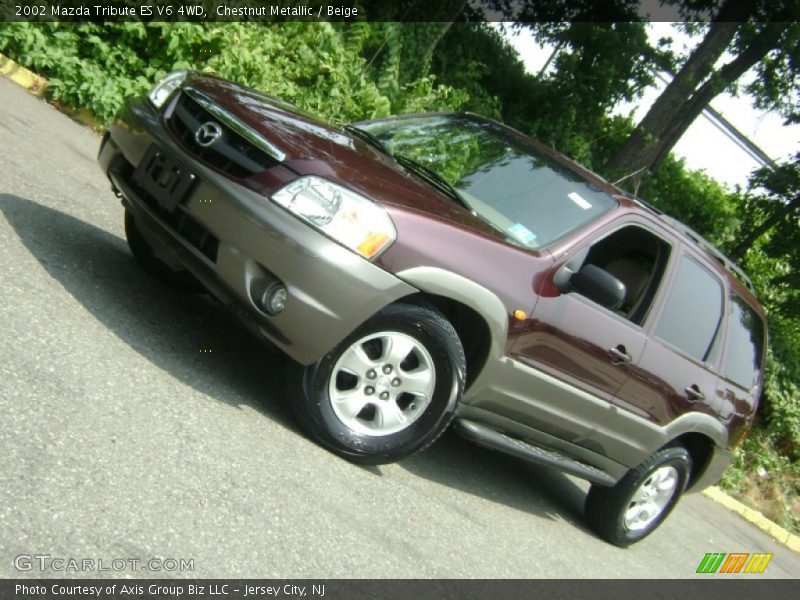 Chestnut Metallic / Beige 2002 Mazda Tribute ES V6 4WD