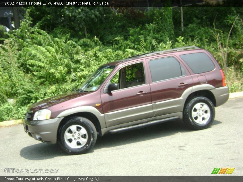 Chestnut Metallic / Beige 2002 Mazda Tribute ES V6 4WD