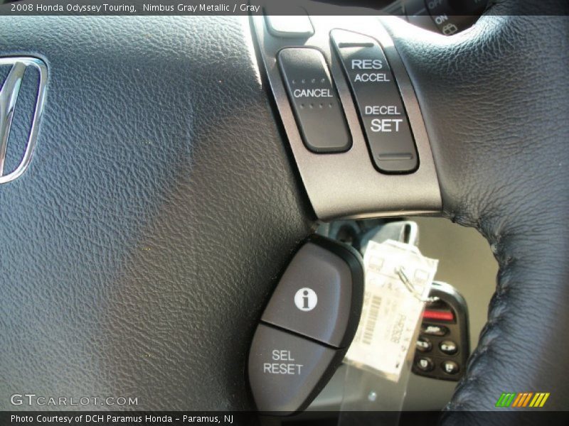 Nimbus Gray Metallic / Gray 2008 Honda Odyssey Touring