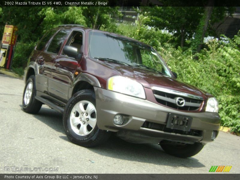 Chestnut Metallic / Beige 2002 Mazda Tribute ES V6 4WD