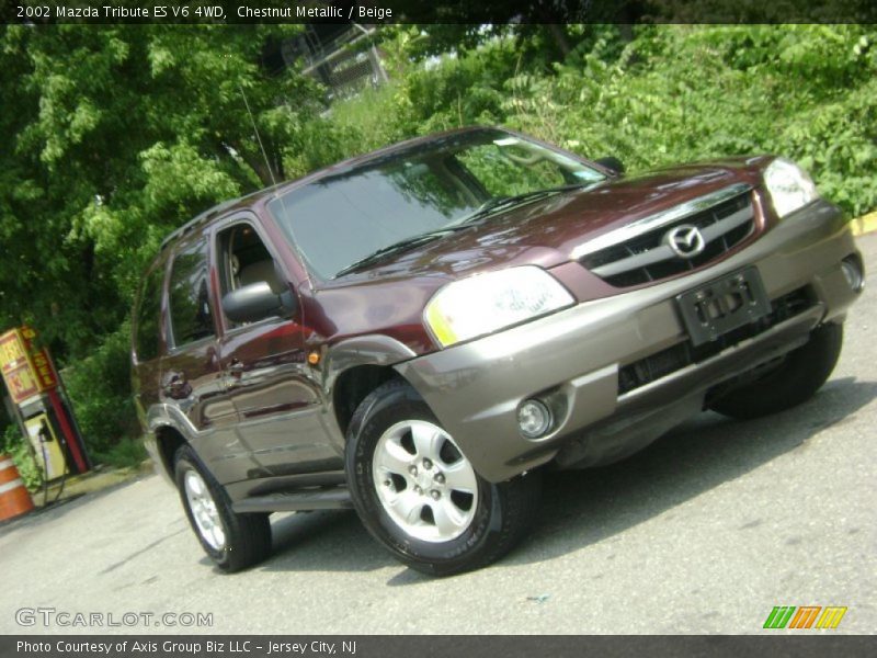 Chestnut Metallic / Beige 2002 Mazda Tribute ES V6 4WD