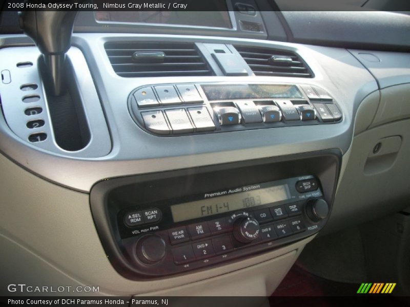 Nimbus Gray Metallic / Gray 2008 Honda Odyssey Touring