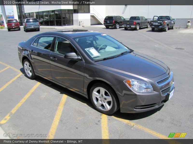 Mocha Steel Metallic / Titanium 2010 Chevrolet Malibu LS Sedan