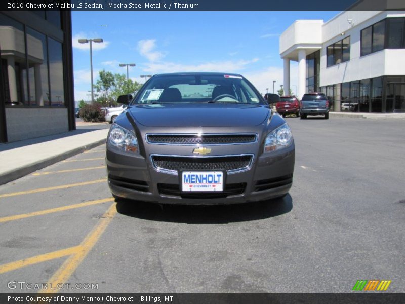 Mocha Steel Metallic / Titanium 2010 Chevrolet Malibu LS Sedan