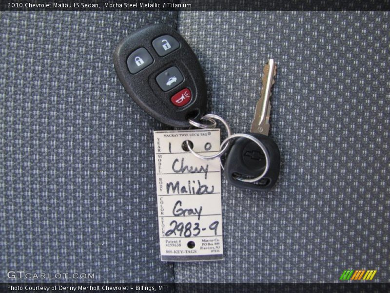 Mocha Steel Metallic / Titanium 2010 Chevrolet Malibu LS Sedan
