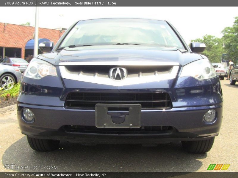 Royal Blue Pearl / Taupe 2009 Acura RDX SH-AWD Technology