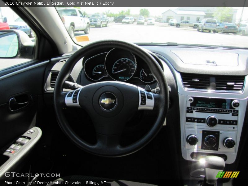 Gold Mist Metallic / Ebony 2010 Chevrolet Malibu LT Sedan