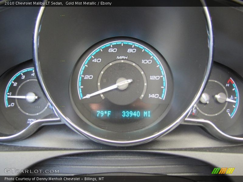 Gold Mist Metallic / Ebony 2010 Chevrolet Malibu LT Sedan