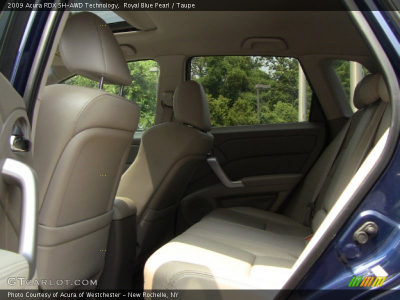 Royal Blue Pearl / Taupe 2009 Acura RDX SH-AWD Technology