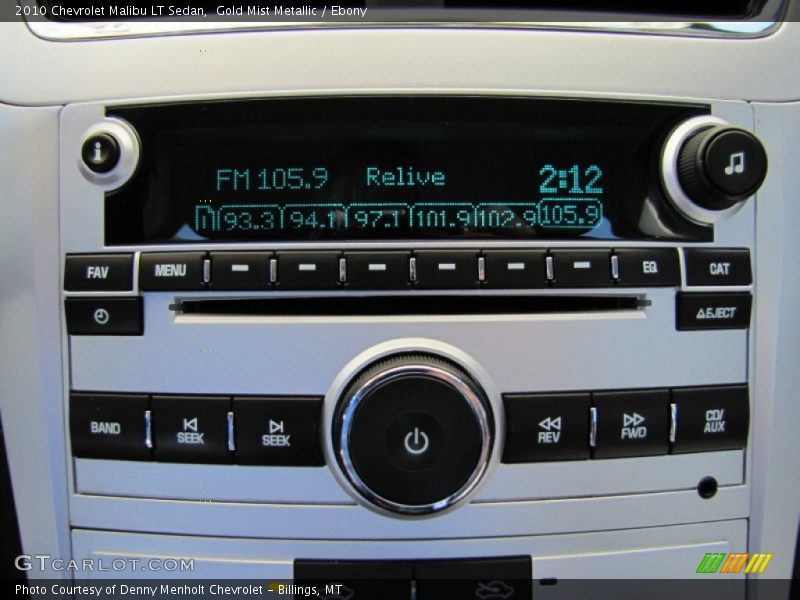Gold Mist Metallic / Ebony 2010 Chevrolet Malibu LT Sedan
