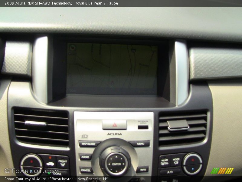 Royal Blue Pearl / Taupe 2009 Acura RDX SH-AWD Technology