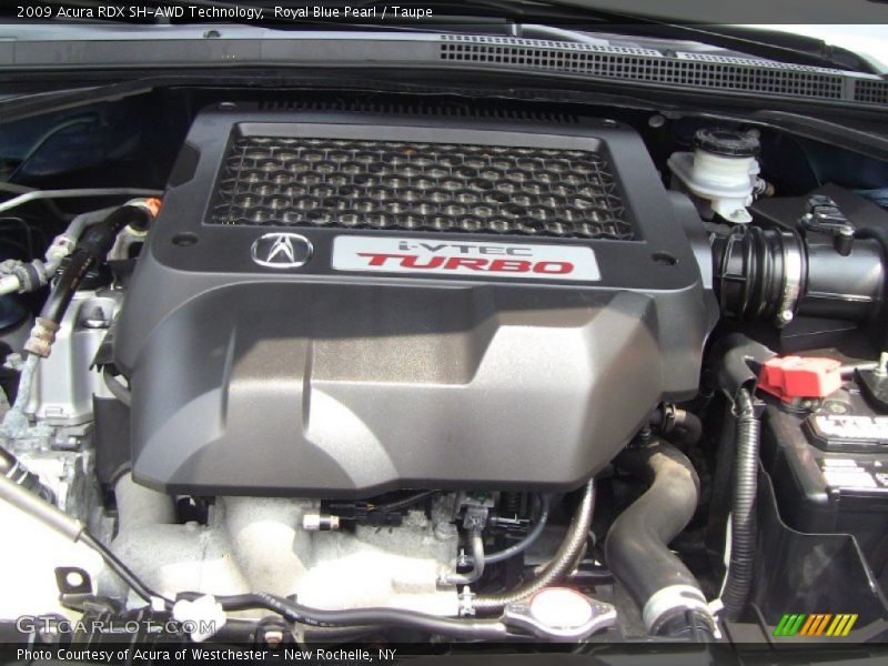 Royal Blue Pearl / Taupe 2009 Acura RDX SH-AWD Technology