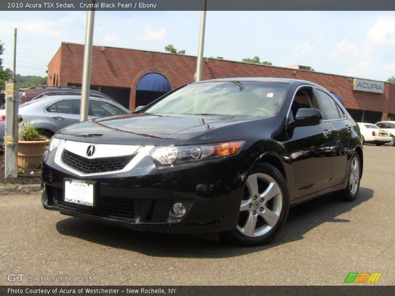 Crystal Black Pearl / Ebony 2010 Acura TSX Sedan