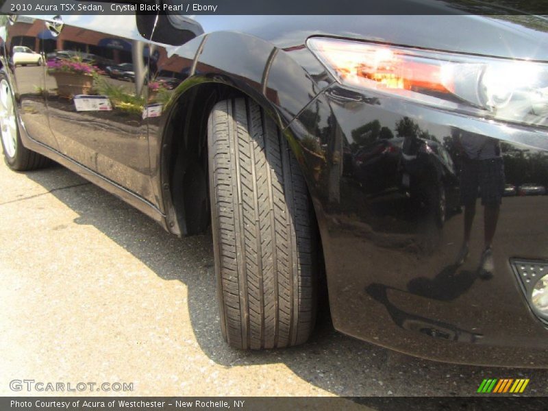 Crystal Black Pearl / Ebony 2010 Acura TSX Sedan