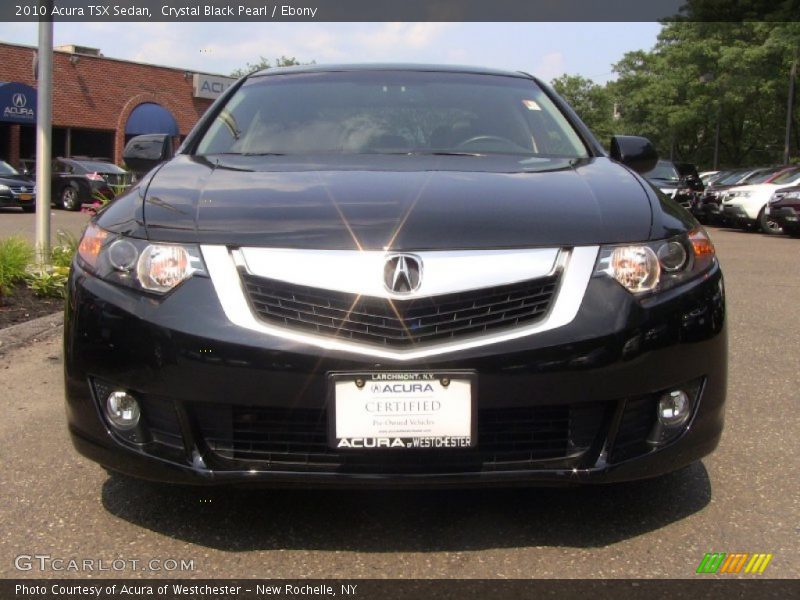 Crystal Black Pearl / Ebony 2010 Acura TSX Sedan