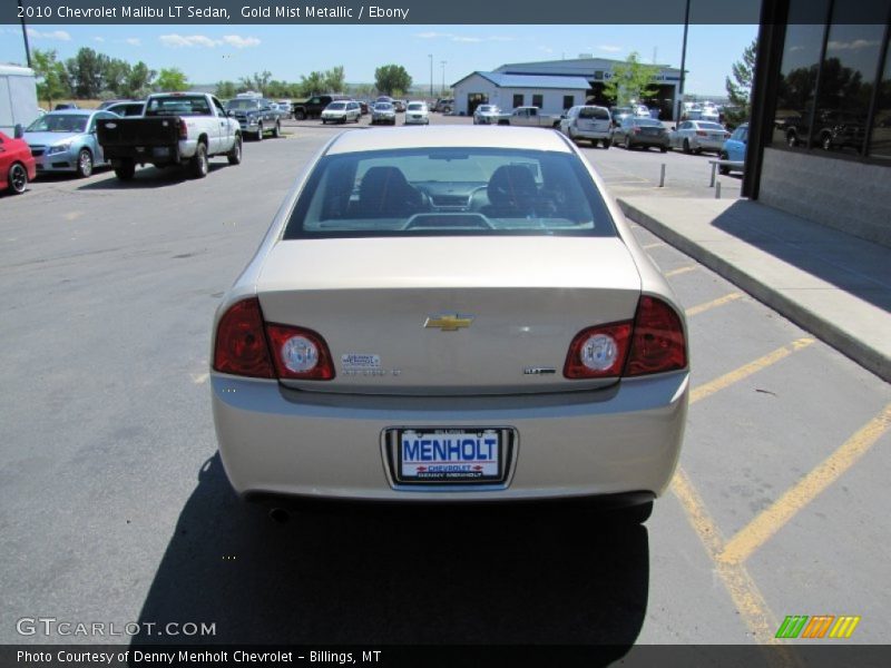 Gold Mist Metallic / Ebony 2010 Chevrolet Malibu LT Sedan