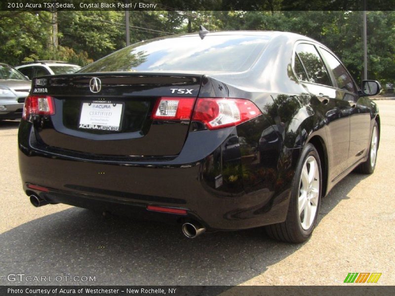 Crystal Black Pearl / Ebony 2010 Acura TSX Sedan
