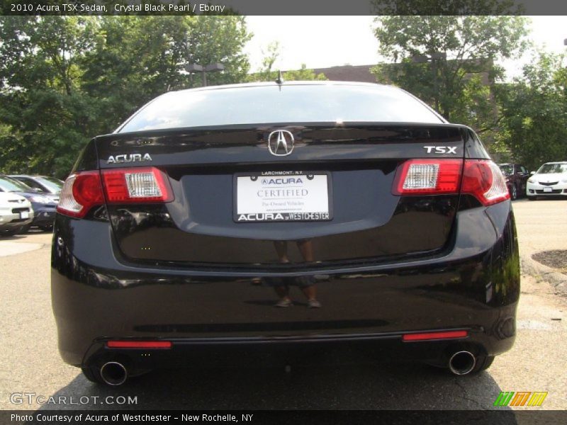 Crystal Black Pearl / Ebony 2010 Acura TSX Sedan