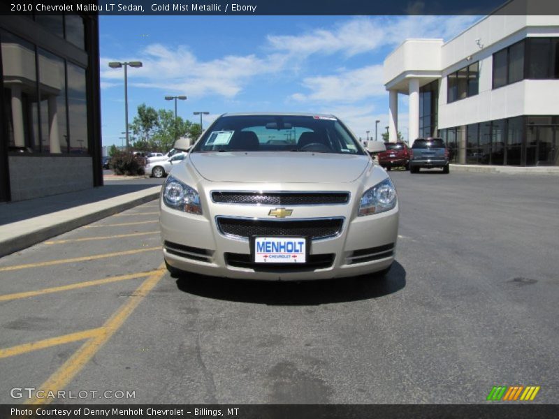 Gold Mist Metallic / Ebony 2010 Chevrolet Malibu LT Sedan