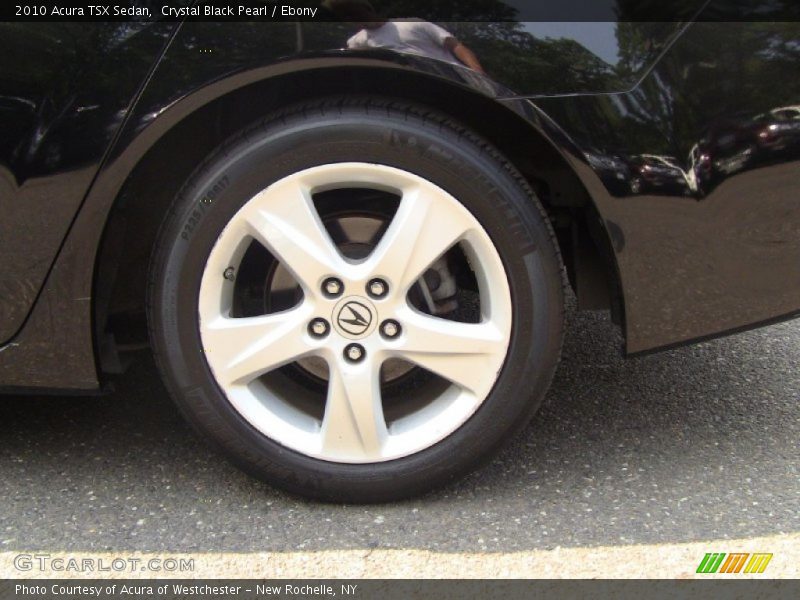 Crystal Black Pearl / Ebony 2010 Acura TSX Sedan